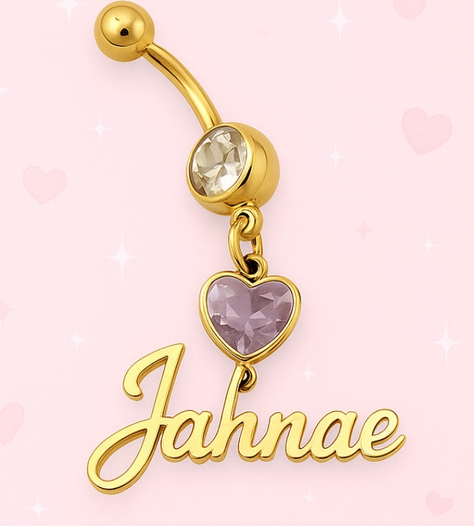 Custom Gemstone Belly Rings ✨